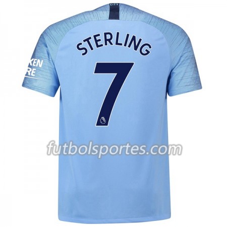Camisetas Manchester City Sterling 7 Primera Equipacion 2018/2019
